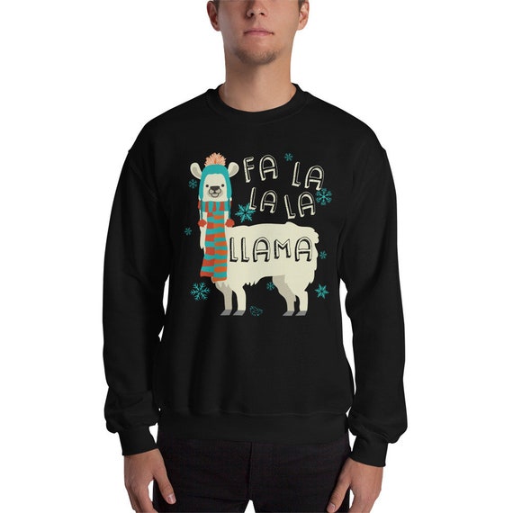 Falalala llama sweater Clearance