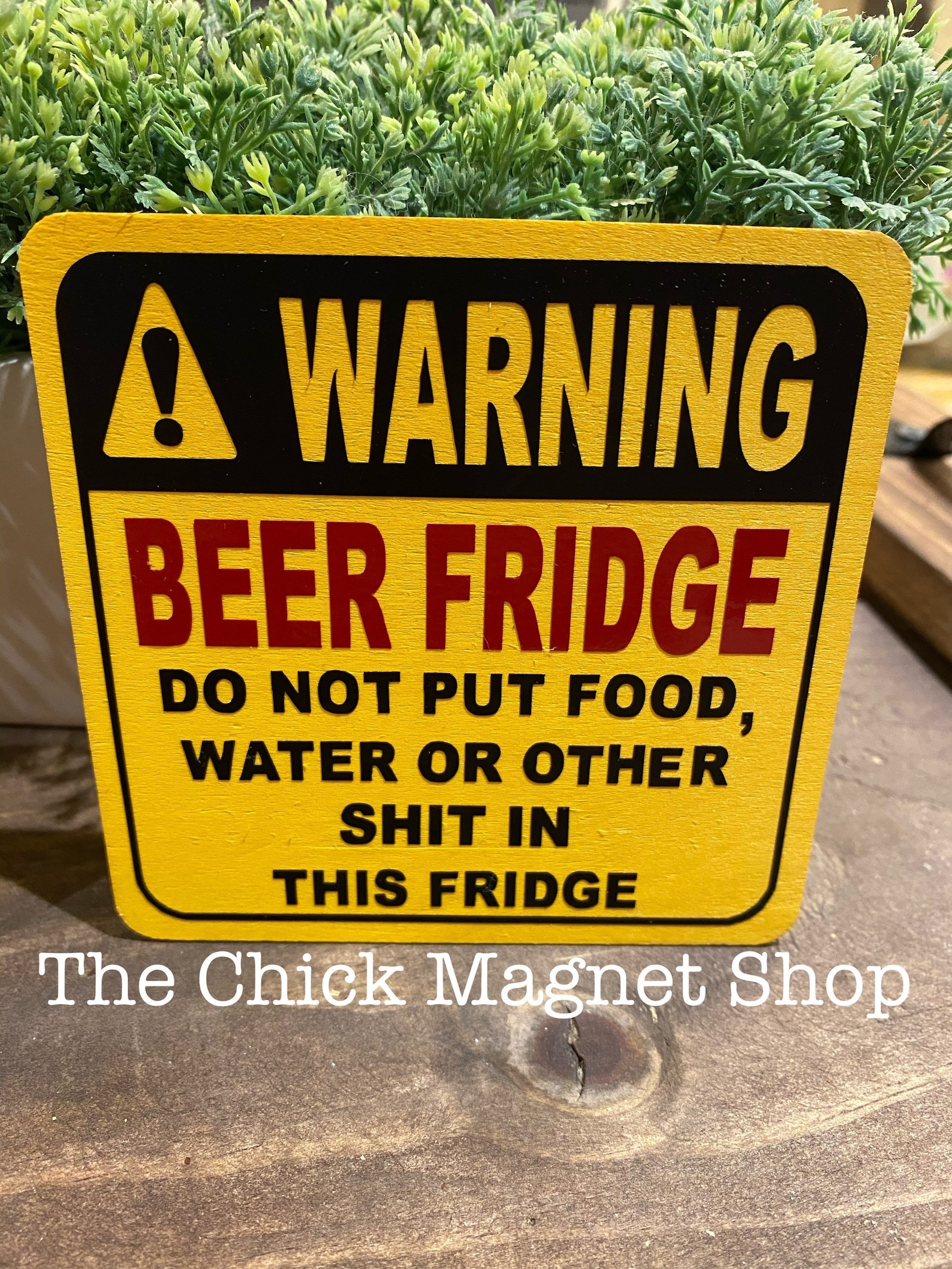 Beer Fridge Funny Warning Sign Etsy