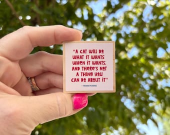 Cat Fridge Magnet, Cute Cat Kitchen Magnet, Fridge Magnet, Gift for Friend, I Love Cats, Life Is Great Magnet, Locker Magnet, Cat Magnet