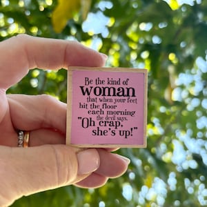 Funny Woman Fridge Magnet, Snarky Fridge Magnet, Girl Magnet, Funny Humor Magnet, Inspirational Magnet, Locker Magnet, Fridge Decor, Sarcasm