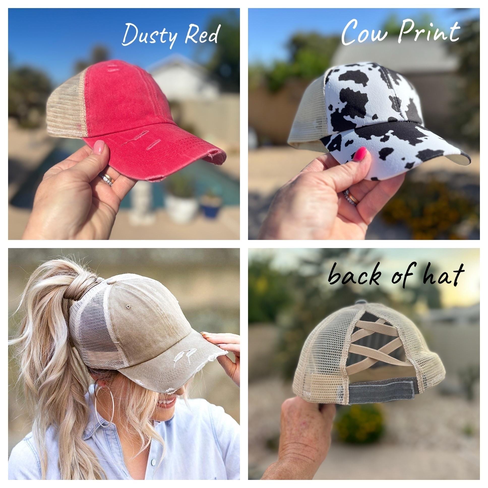 Trump 2024 Tattered Patch Hat: Women display picture 2
