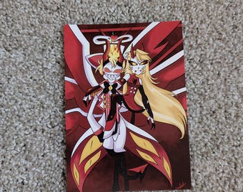 Hazbin Hotel Lucifer Morningstar Print: Bright Cartoon Poster