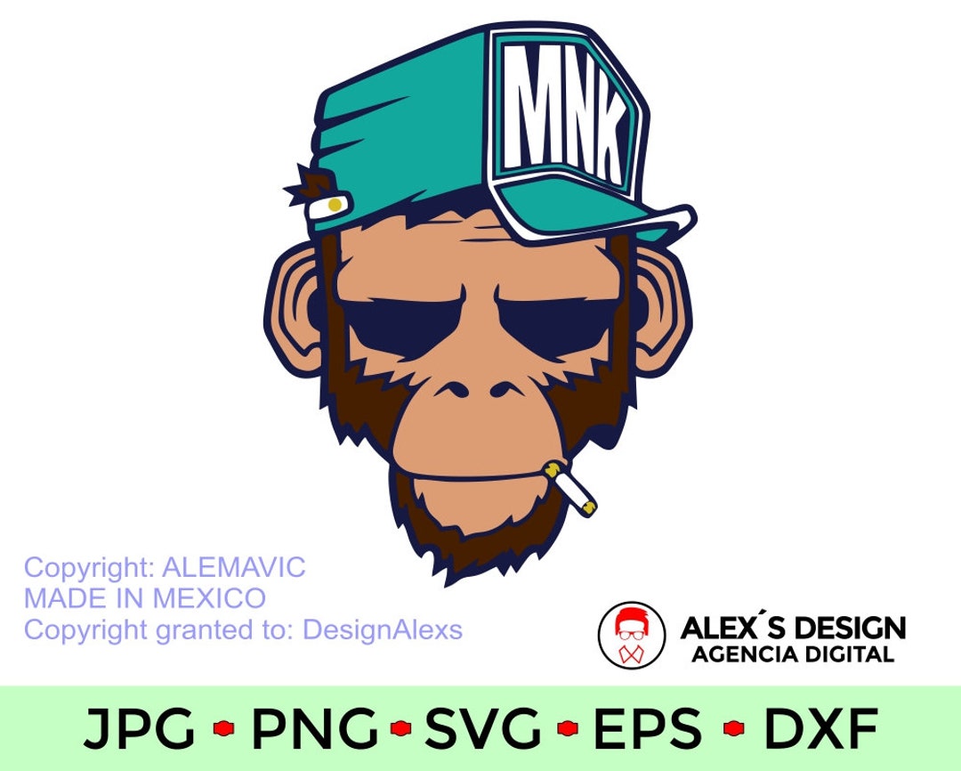 Monkey SVG Collection Svg Dxf Eps Png Jpeg Svg Files for Silhouette ...