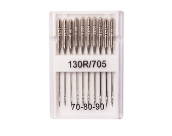 10pcs Aiguille universelle pour machine à coudre à domicile Machine à coudre Aiguilles Tailles 70/10 80/12 90/14