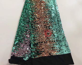 Newest French Lace Sequin Lace Fabric 5 yards