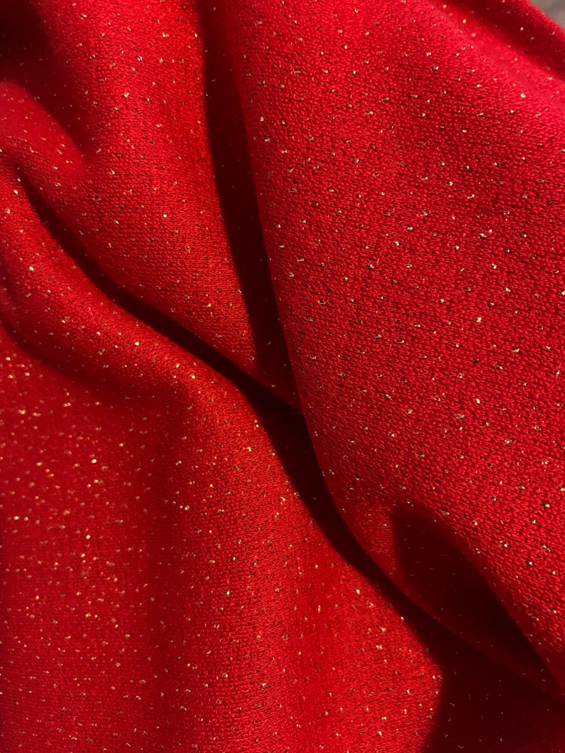 lurex knit fabric