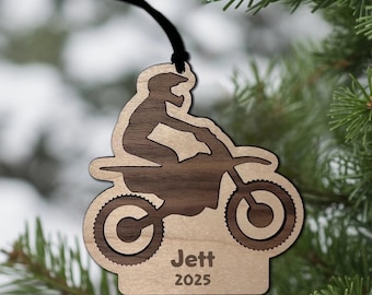 Personalisierte Dirt Bike Ornament, Motocross, Racing, Custom, 3D