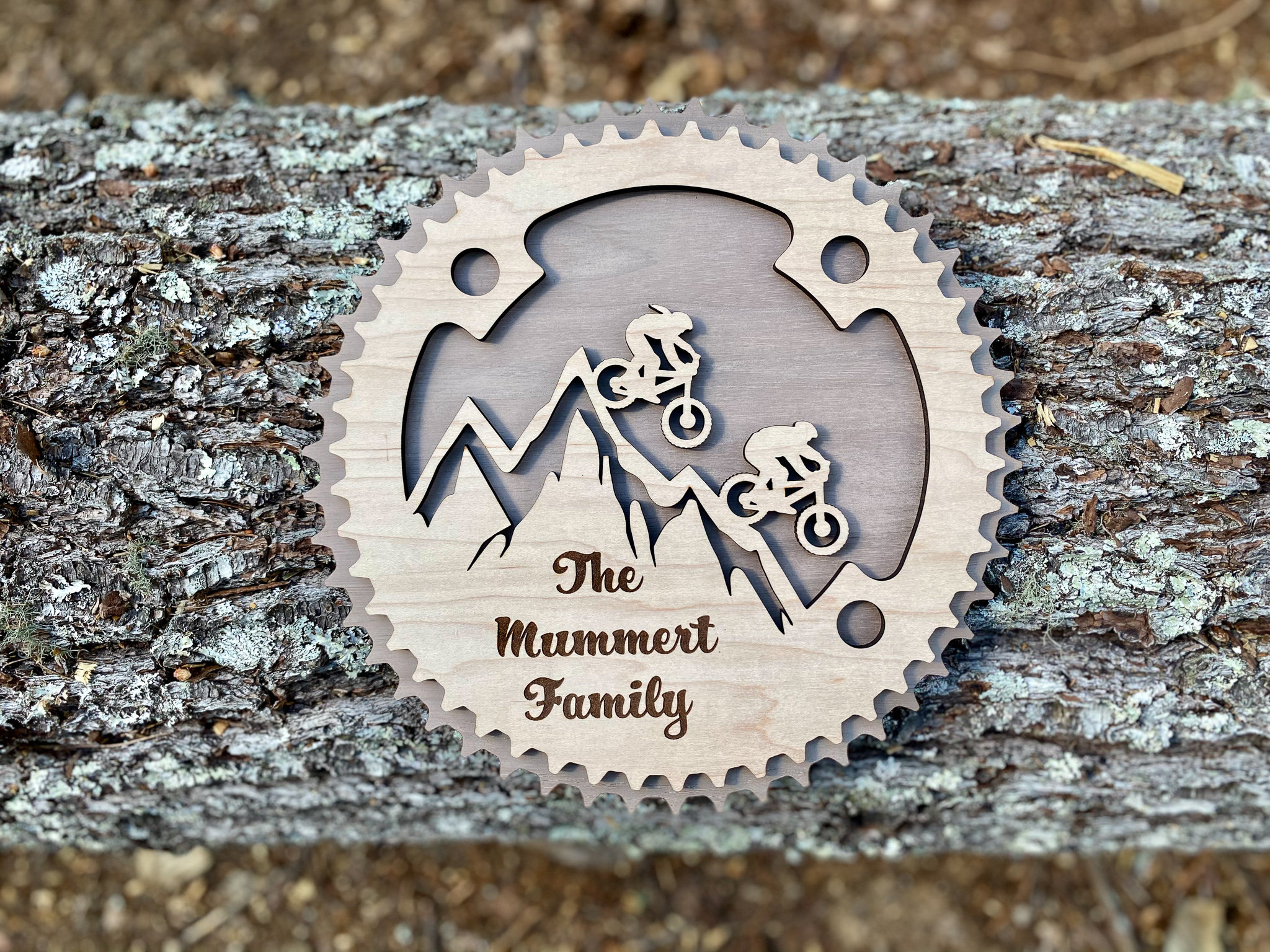 Wall Hanging Mountain Bike Couple Decor MTB Home Decor Etsy
