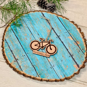 Wood Ornament || Mountain Bike || MTB || Bike || Customizable || Christmas || Holidays || Gift