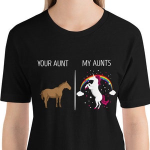 your aunt my aunt unicorn onesie
