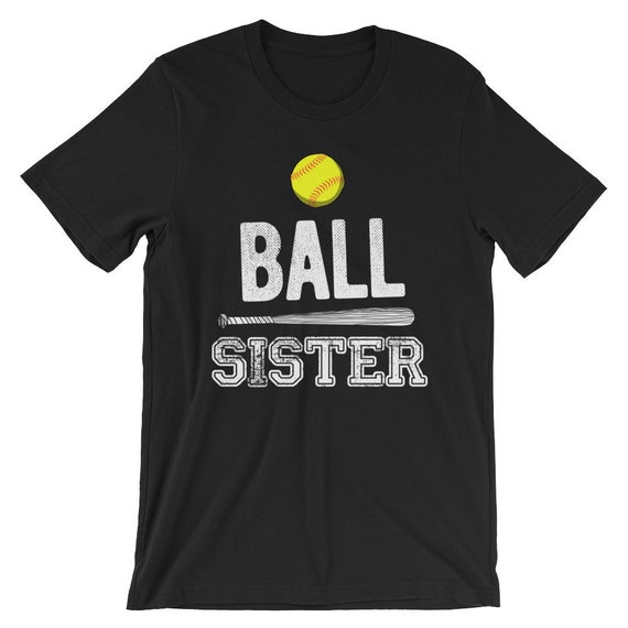 Softball Player Sister T Shirt Christmas Gift Idea From Brother Sister Shirt Softball T Shirt Softball Shirts Softball Gifts Softball Lover