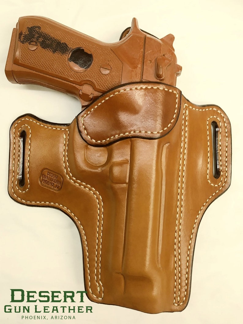 Beretta 92F Pancake Holster natural Leather W/ Natural Etsy