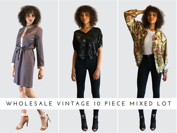 Women's Vintage Clothing Lot • Bulk Vintage 10 Pie