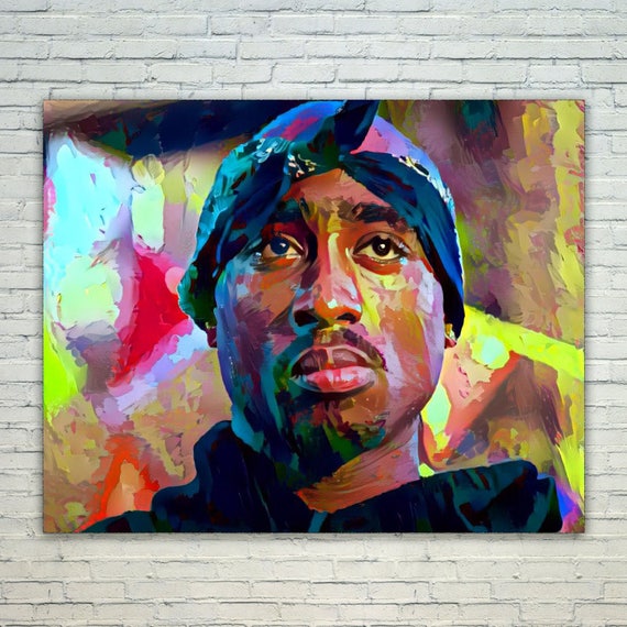 Tupac Tupac Postertupac West Arttupac Printtupac Etsy