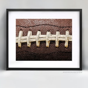 Vintage Football Print, Rustic American Football Printable Gift, Sports Wall Art, Teen Boys Room Decor, Teenage Boy Kids Artwork, NFL Poster