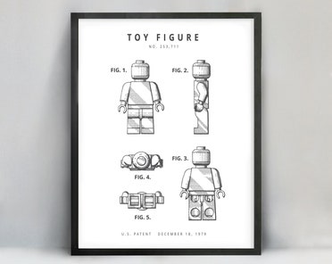 Etsy lego art hotsell