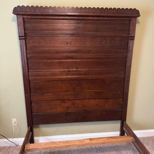 Antique Victorian  Eastlake Full Bed