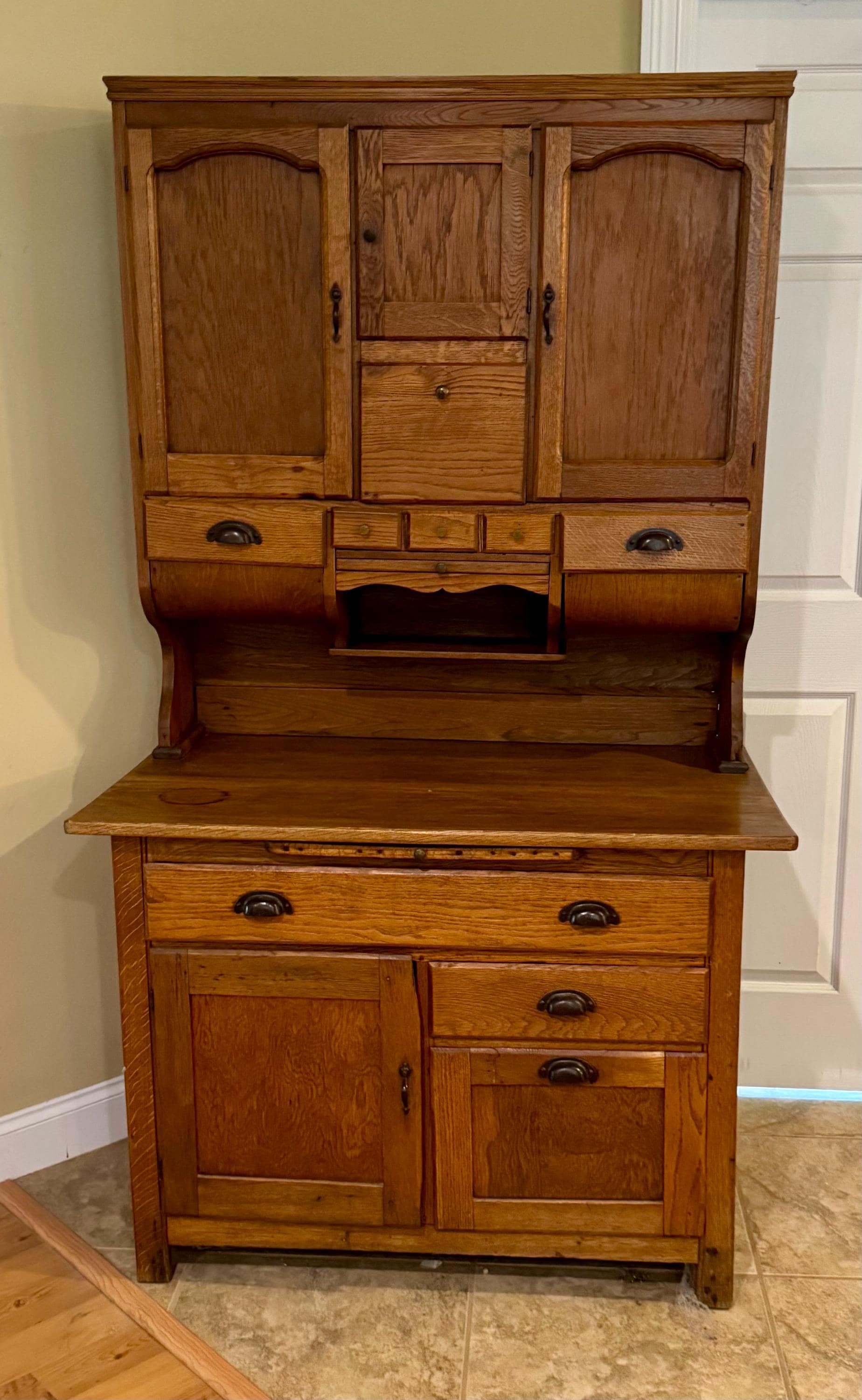 Hoosier Kitchen Cabinet – Mcdougall Oak Furniture - Etsy