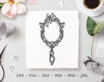 Free Princess Hand Mirror Svg SVG PNG EPS DXF File