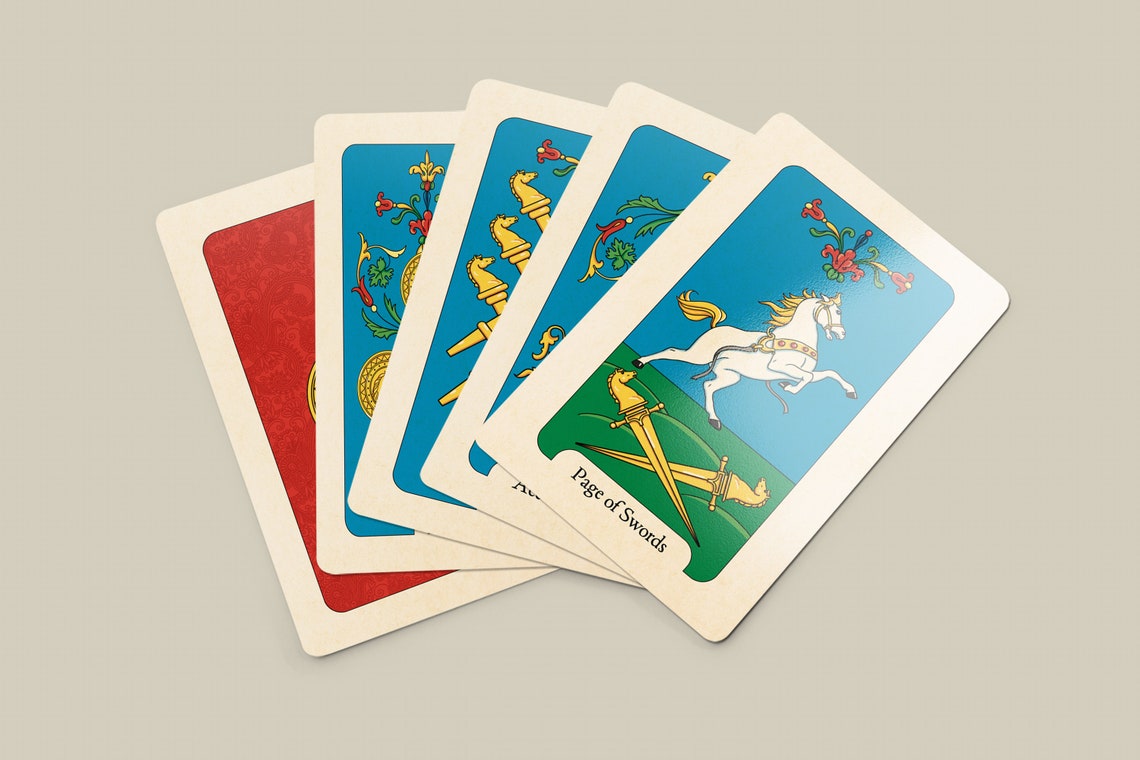 Horse Tarot Printable 56card Deck Minor Arcana Ready to Etsy