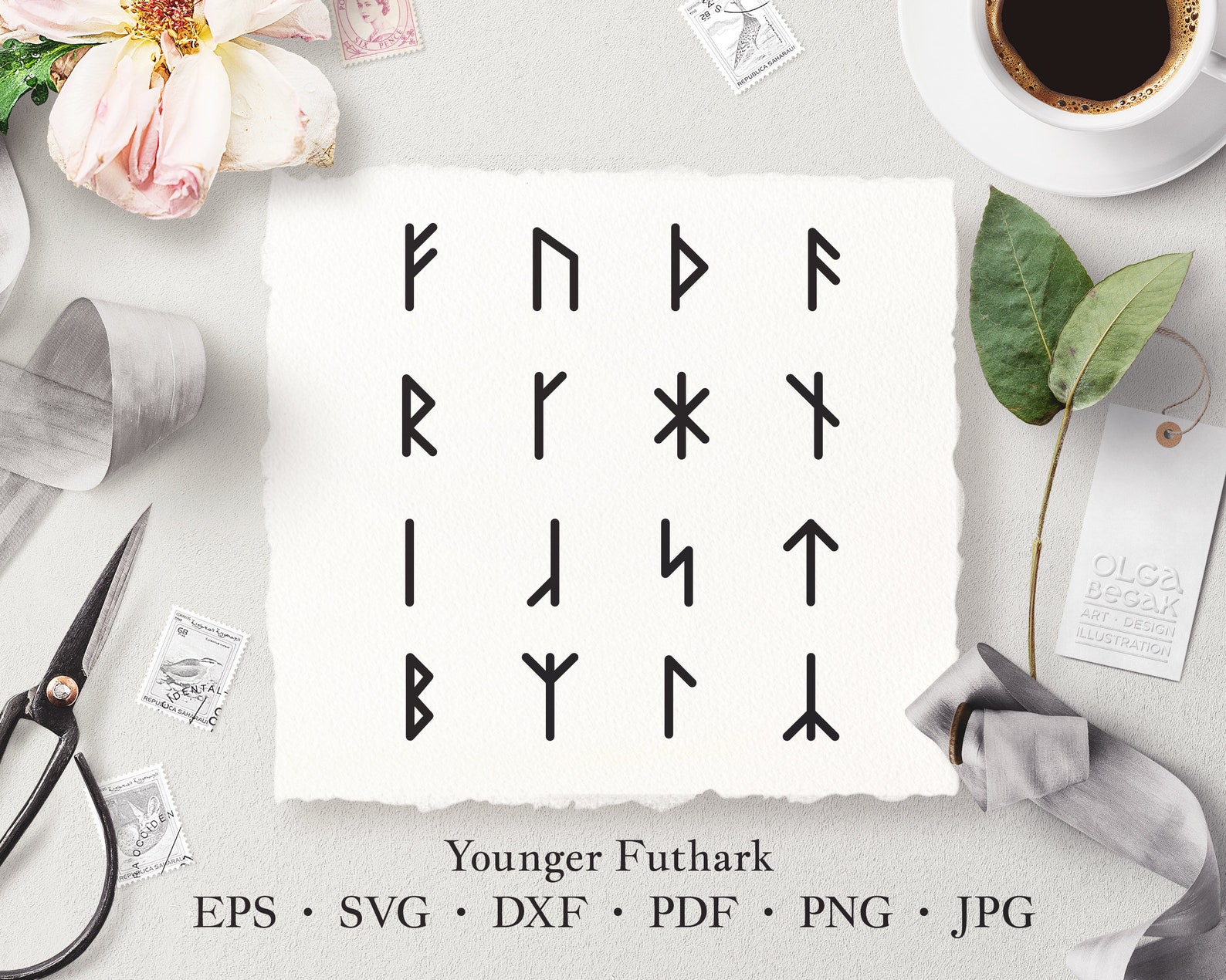 fiery-viking-runic-alphabet-clipart-elder-and-younger-futhark-etsy-canada