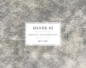 Silver Texture #2, Silver Digital Background, Silver Metallic Texture, Digital Paper Clip Art, Instant Download, Commercial License