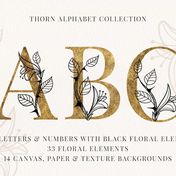 Black Background Gold Letters Etsy