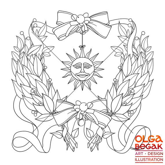 lorbeerkranz malvorlage Coloring and Malvorlagan