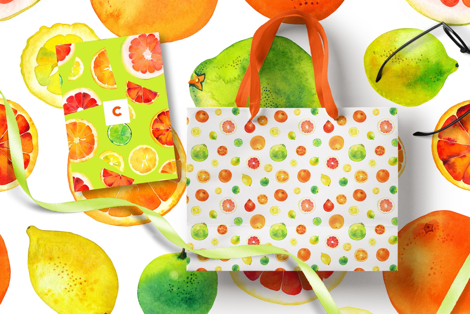 Watercolor Clipart Bundle Hand Painted Fruits Berries and - Etsy