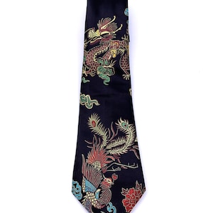 Nautica, Mens Fly Fishing Gear & Fish Necktie 100% Silk 55 Inches Long