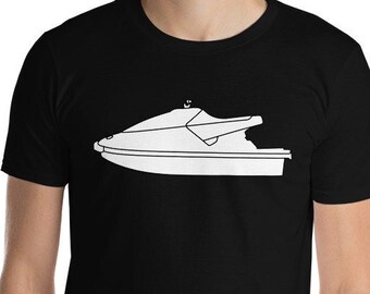 Wave Blaster Stand Up Jet Ski Racing Short-Sleeve Unisex T-Shirt