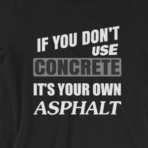 Funny Concrete Short-Sleeve Unisex T-Shirt