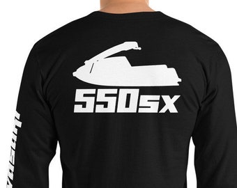 Retro 550 SX Jet Ski Long Sleeve T-Shirt