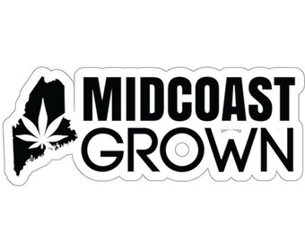 Midcoast Grown Cannabis Cultivation Grower Weed Sticker
