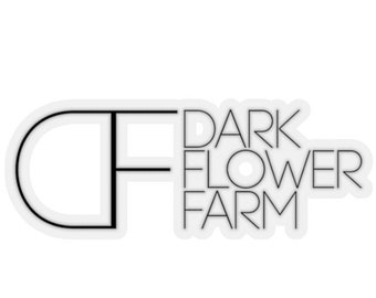 Dark Flower Farm Cannabis Flower Grower Cultivator Stickers