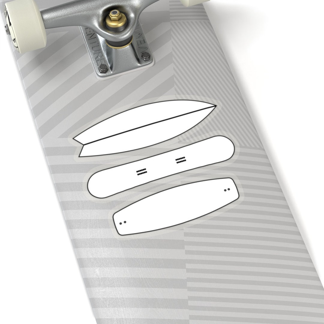 Surfboard Snowboard Wakeboard Wakeskate Stoke White Outline Etsy Israel