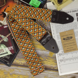 Vintage Style Guitar Strap for Electric guitar and bass