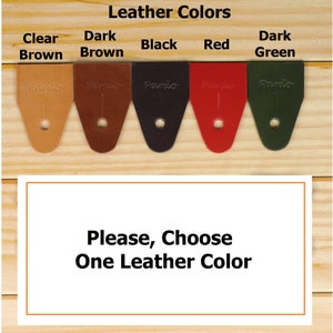 Leather end colors