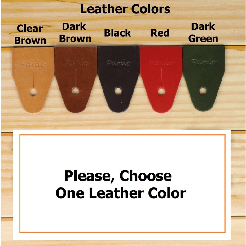 Leather end colors