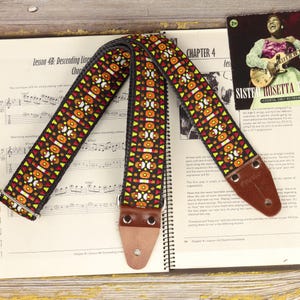 Electric guitar strap, Personalized Guitar Strap with engraved name - Gift For Guitarists and bass players