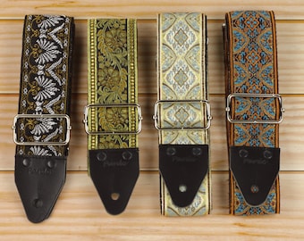 ビンテージストラップ 1970s ヴィンテージ 70 年代「ヘイズ」ヒッピーギター - カメラ - バッグ