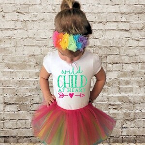 Girl&#39;s Wild Child Tee for Infant and Toddler