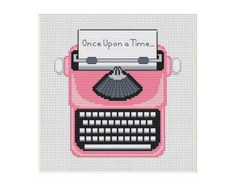 Cross Stitch Pattern Typewriter | Etsy