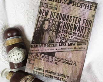 Harry Potter/Severus Snape wooden box
