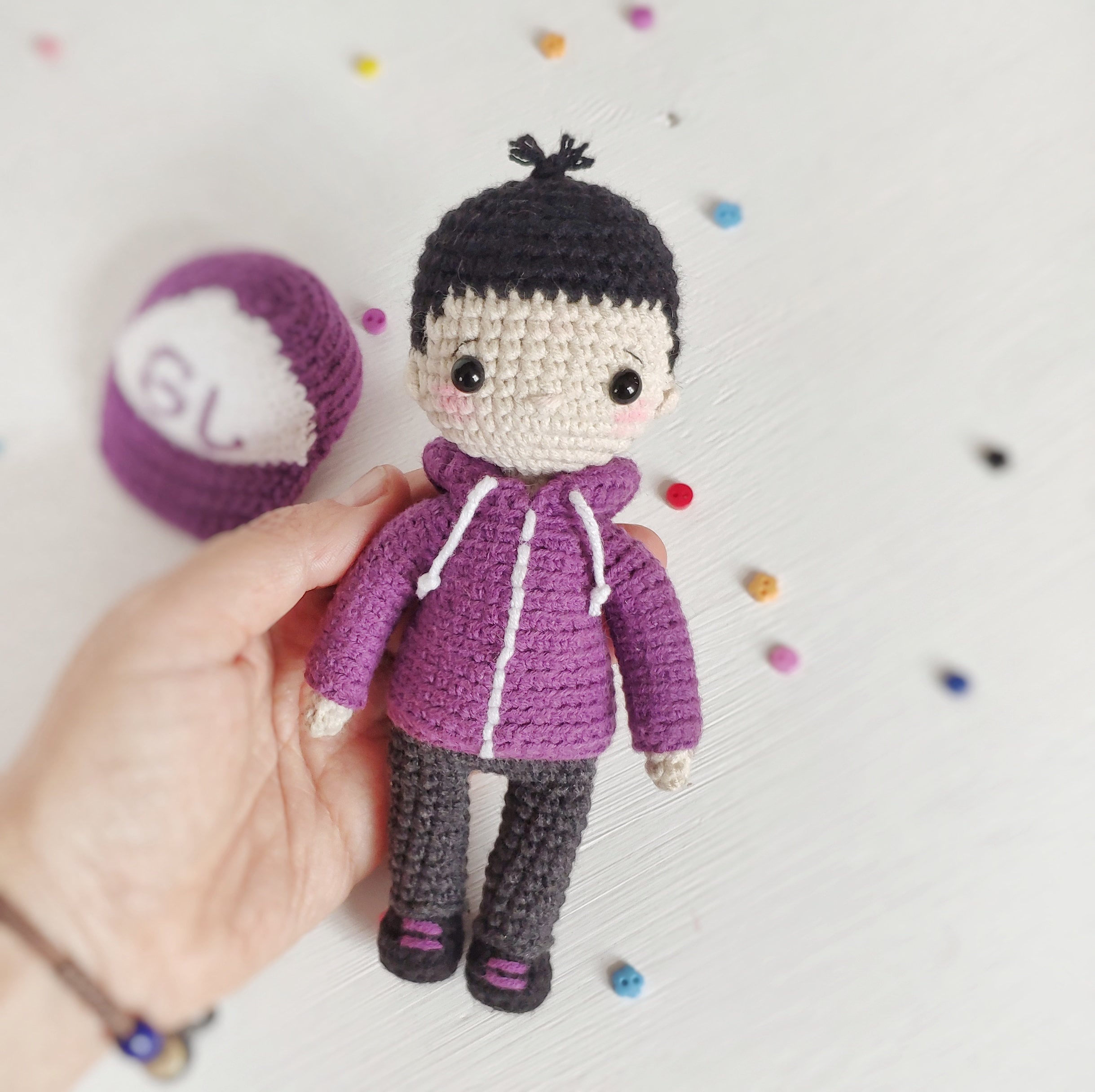 Amigurumi pattern Doll Boy Crochet Doll Boy pattern Crochet | Etsy