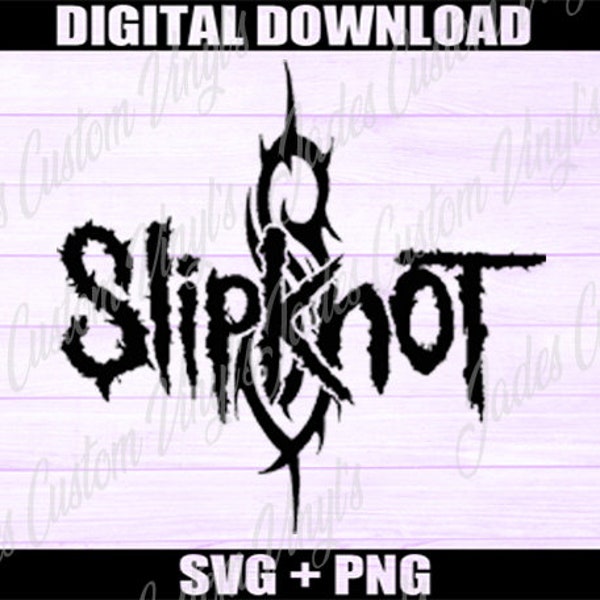 Slipknot svg  **This is a SVG file download only, No PNG file**