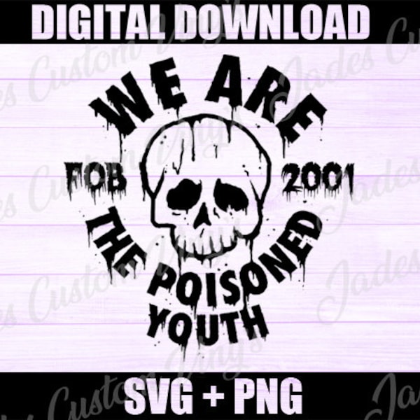 Fall Out Boy svg, **This is a SVG file download only, No PNG file**