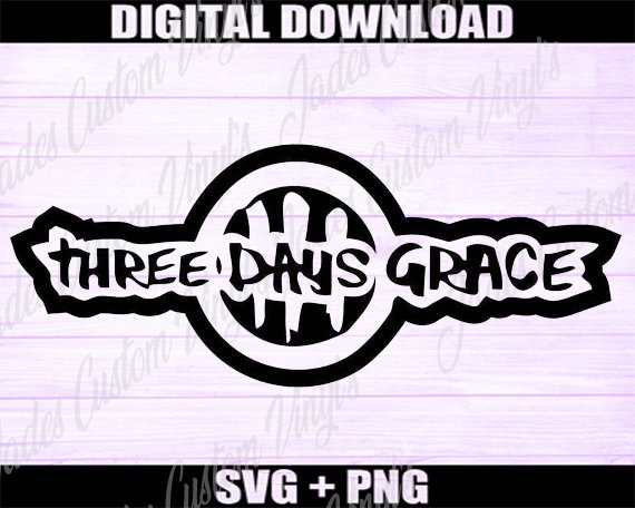 Three Days Grace Svg, This Is A SVG File Download Only, No PNG.