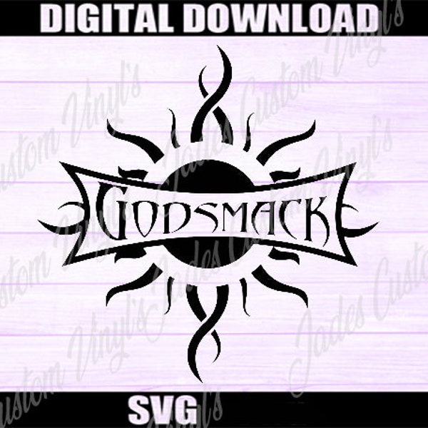Godsmack svg,  **This is a SVG file download only, No PNG file**