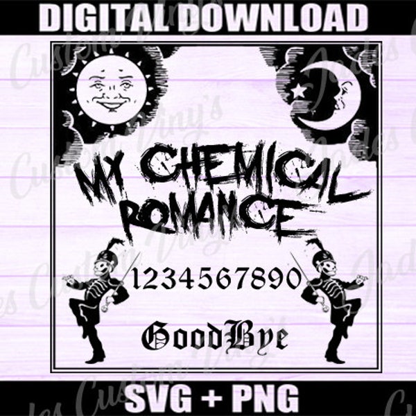 My Chemical Romance svg,**This is a SVG file download only, No PNG file**